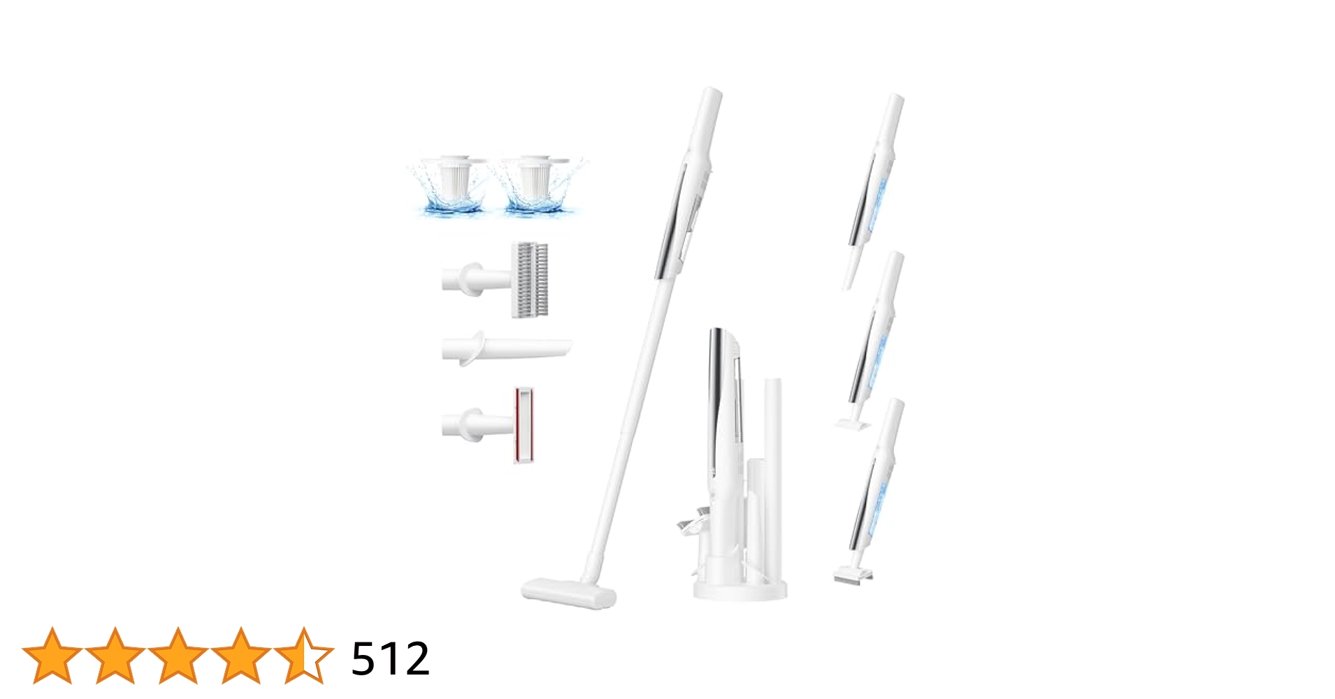 掃除機 コードレス 軽量 33Kpa強力吸引【収納＆充電一体化・埃自動検知】 掃除機 コードレス 軽量 33Kpa強力吸引 充電一体化 スティック